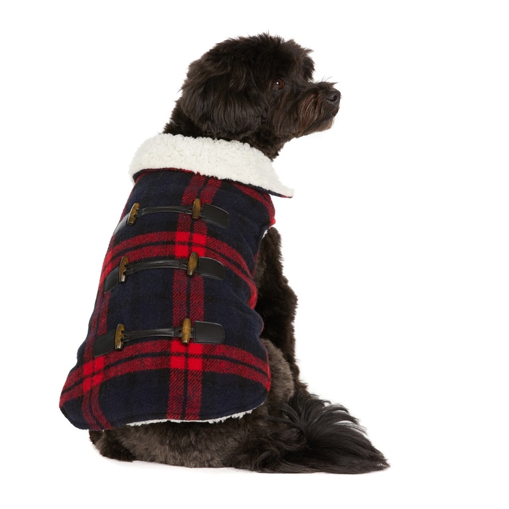 NWT Hotel Doggy Melton Vest with Sherpa Trim Size Small